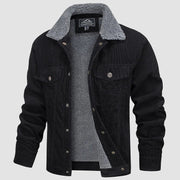 Vibe | Herren- Winterjacke mit Teddyfutter