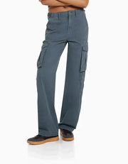 Paula - pantalon cargo coupe droite