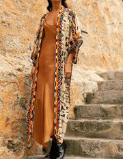 ELIZABETH - Bedruckter Boho-Kimono für den Strand