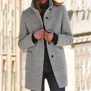 Estel - Veste en laine tendance avec boutons