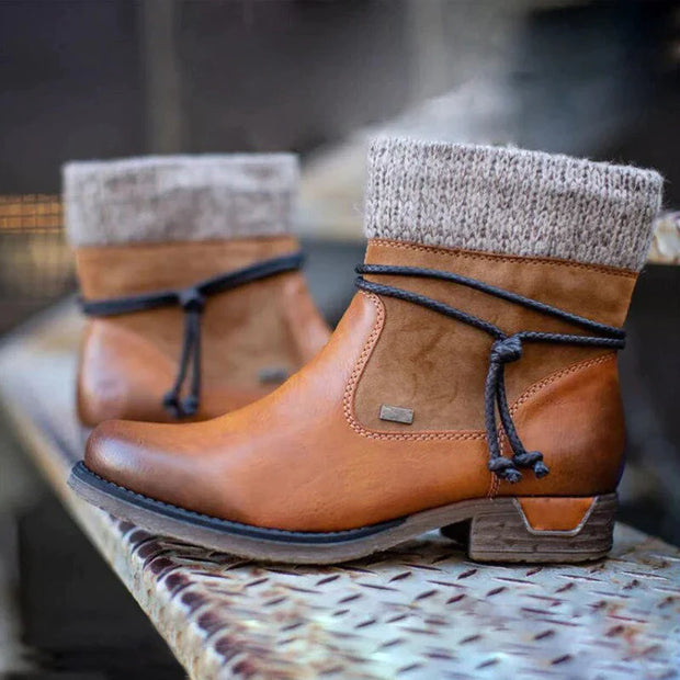 Lyra - Bottines en cuir d'automne