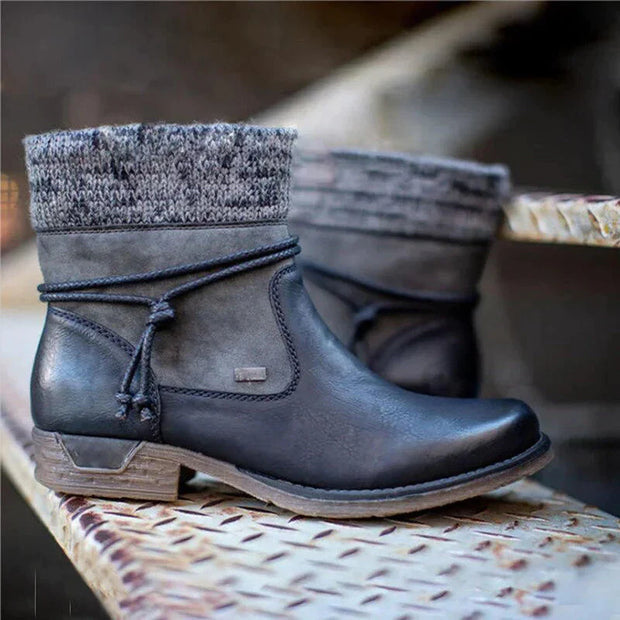 Lyra - Bottines en cuir d'automne