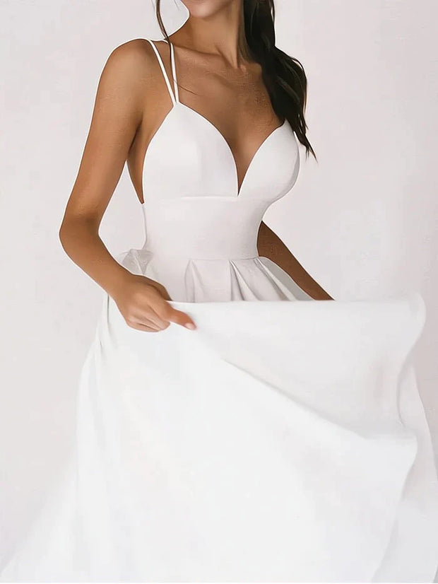 CHANTAL - Robe élégante à col en V