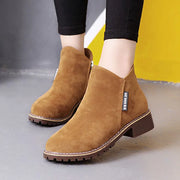 LIYA - Bottes femme avec zip latéral