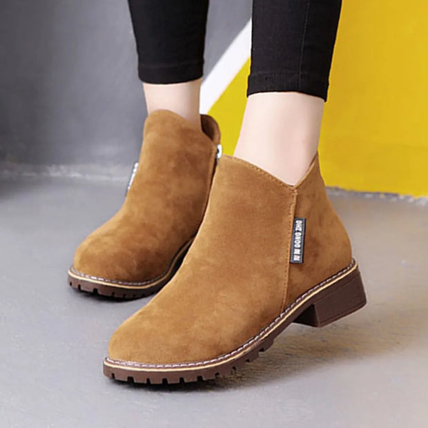 LIYA - Bottes femme avec zip latéral