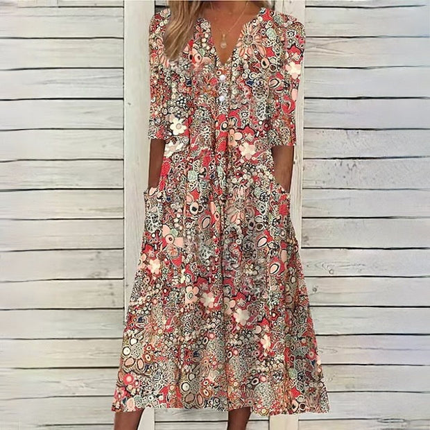 JANA - robe fleurie