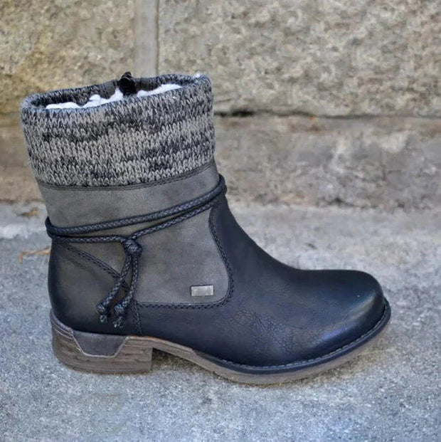 Lyra - Bottines en cuir d'automne