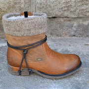 Lyra - Bottines en cuir d'automne