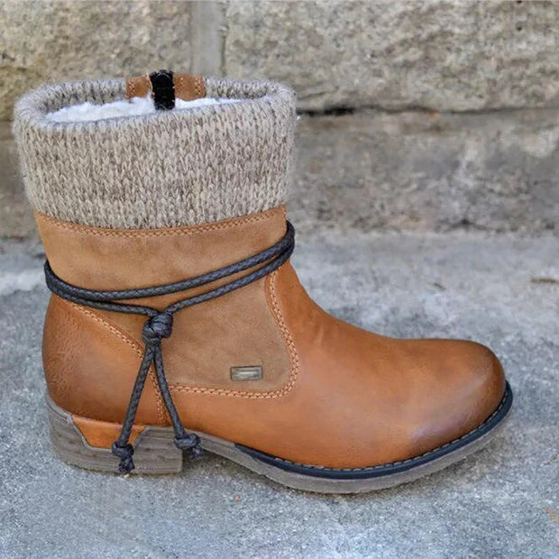 Lyra - Bottines en cuir d'automne