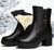 Hanah - Stiefel mit dickem Absatz und Baumwolle
